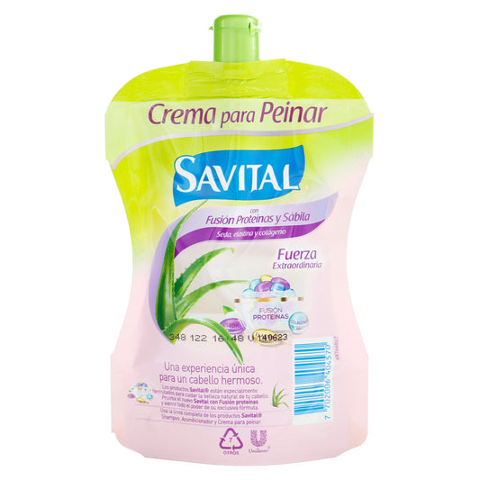 Crema Para Peinar Savital Fusion Proteina  95 Ml