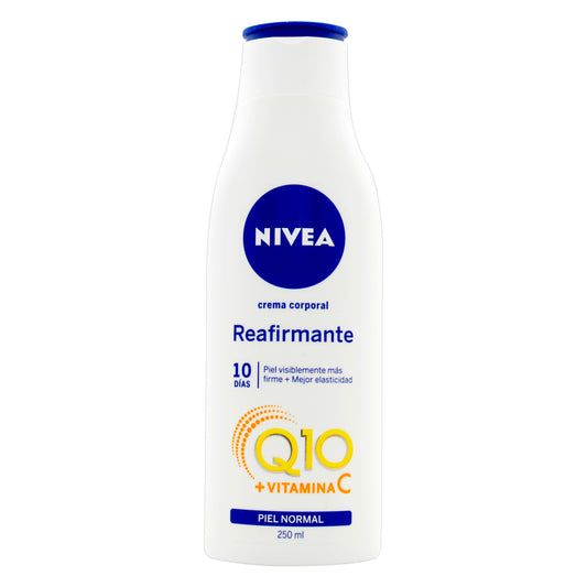 Crema Nivea Body Milk Q-10 Plus Reafirmante 250 Ml