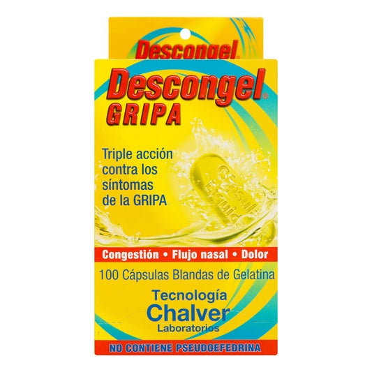Descongel Gripa 4 Capsulas Blandas