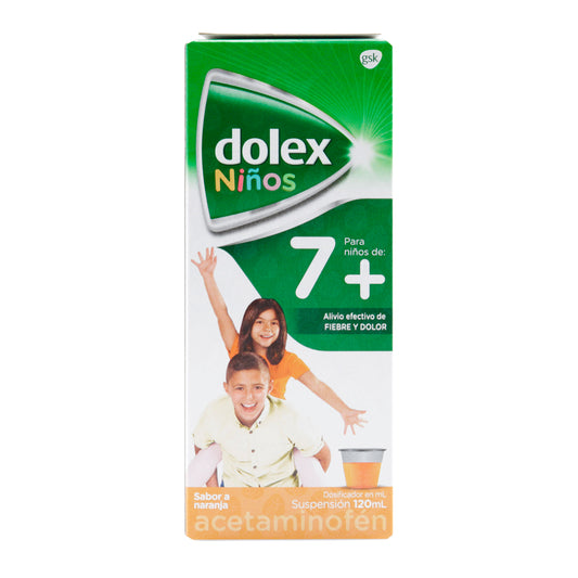 Dolex Jarabe Pediatrico Ninos 120 Ml 7+