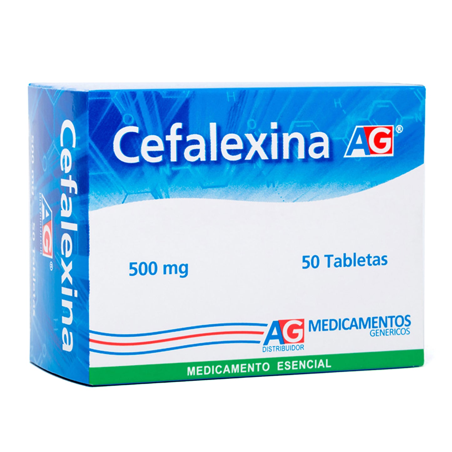 Cefalexina 500 Mg 10 Tabletas Ag
