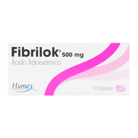 Fibrilok 500mg 10 Tabletas