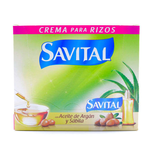 Crema Para Peinar Savital Aceite Argan Sobre