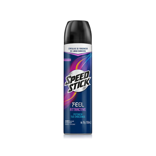 Desodorante Aerosol Speed Stick Feel Attractive X 91g