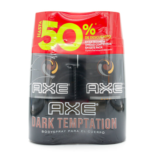 Desodorante Axe Body Sray Dark Temptation 150 Ml X 2