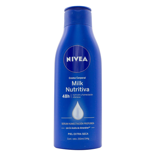 Crema Nivea Body Milk Almendras 250 Ml