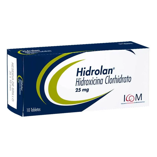 Hidrolan 25 Mg 20 Tabletas Icom