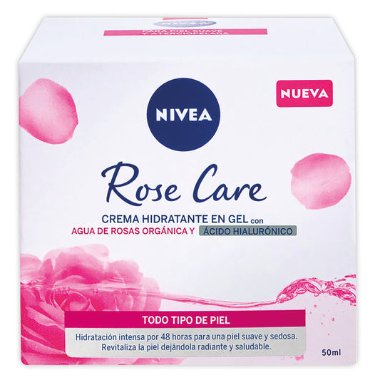 Nivea Agua De Rosas Crema Hidratante 50 Ml