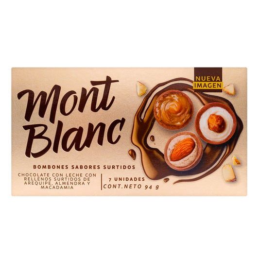 Chocolatina Mont Blanc Estuche Surtido 7 Unidades