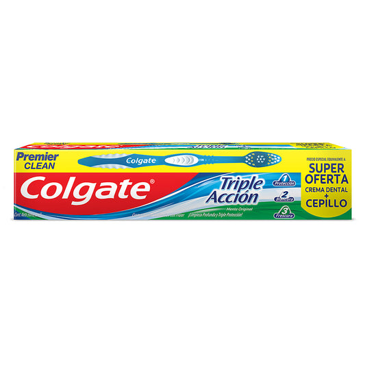 Crema Dental Colgate Triple Accion 50 Gr + Cepillo