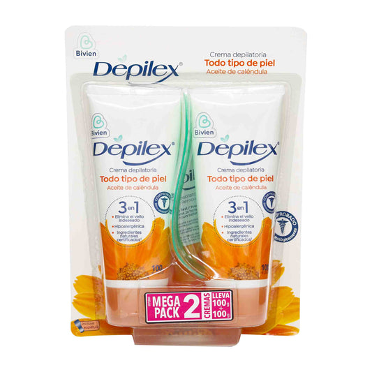 Crema Depilex 3 En 1 Todo Tipo De Piel 100g 2x1
