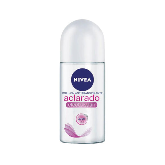 Desodorante Nivea Rollon Aclarado Efecto Satin 50 Ml Women