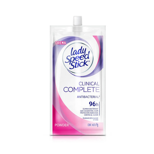 Desodorante Lady Speed Stick Crema Clinical Complete Power Sobre