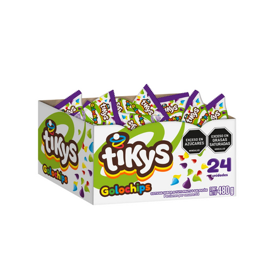 Chocolatina Tikys Golochips 20grs