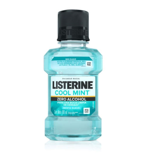 Enjuague Bucal Listerine Cool Mint Zero Sin Alcohol 180 Ml