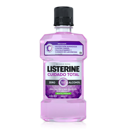 Enjuague Bucal Listerine Cuidado Total Zero 500 Ml