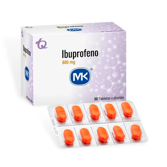 Ibuprofeno 800 Mg 10 Tabletas Mk