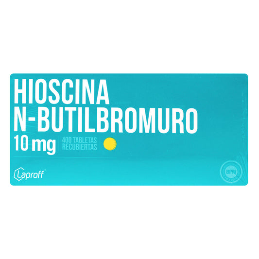 Hioscina N-Butil Bromuro 10mg 10 tabletas