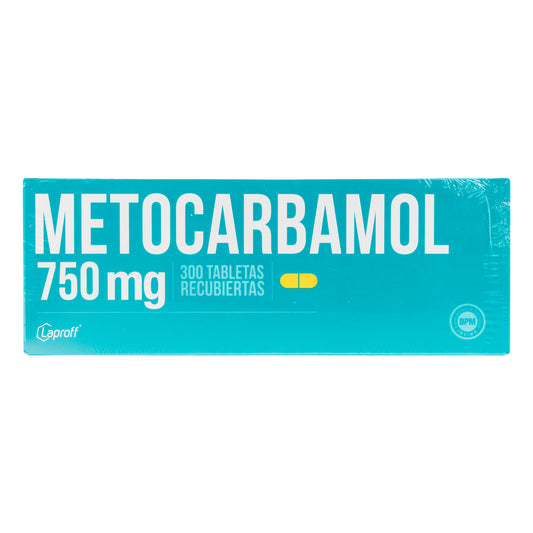 Metocarbamol 750 Mg 10 Tabletas Lp