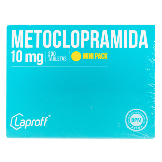 Metoclopramida 10 Mg 10 Tabletas Lp