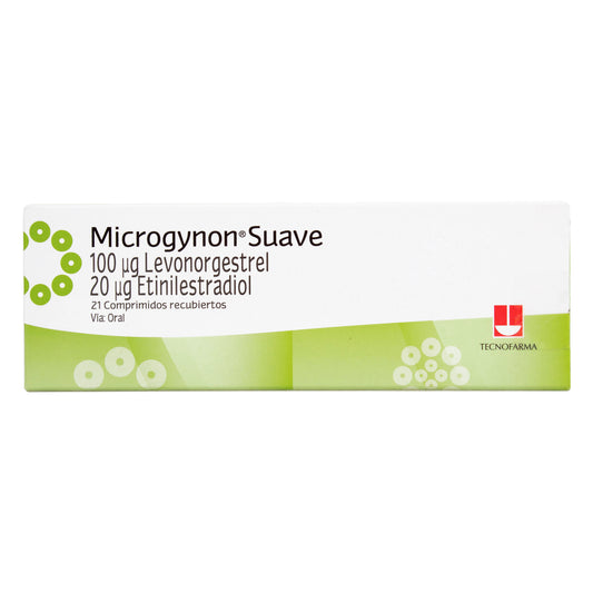 Microgynon Suave 21 Grageas