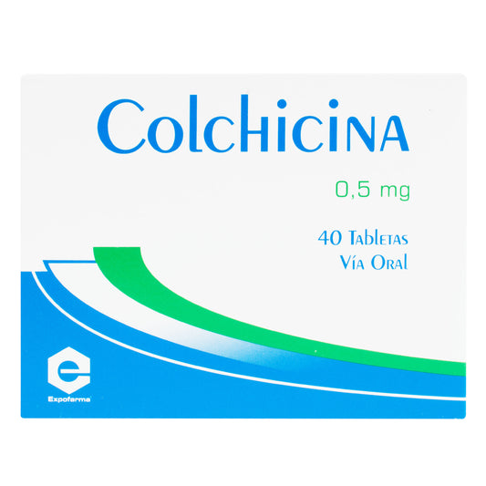 Colchicina 0.5 Mg 40 Tabletas Ex