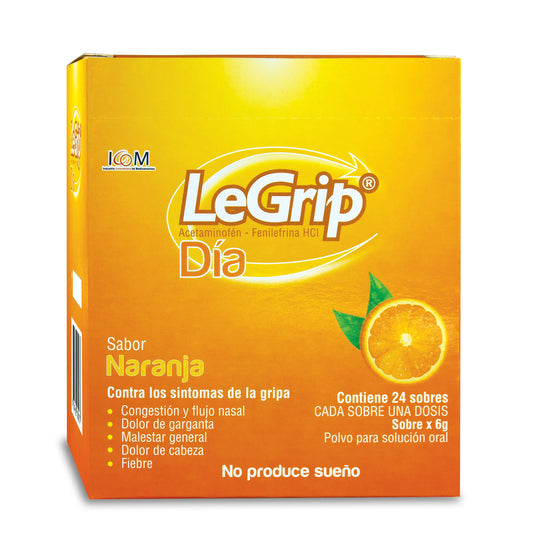 Legrip Dia Naranja 500 Mg Sobre