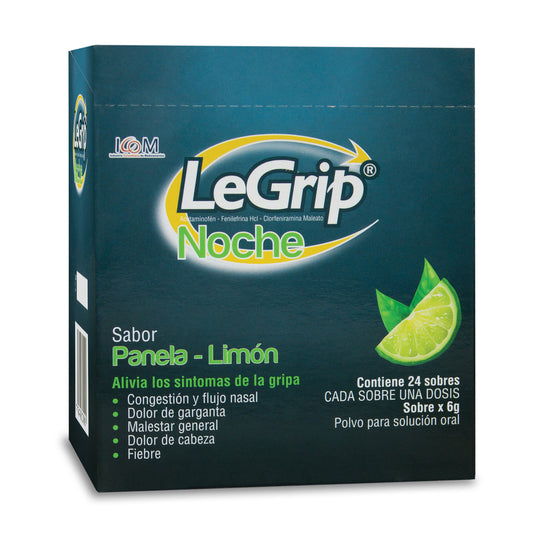 Legrip Noche 500 Mg Sobre