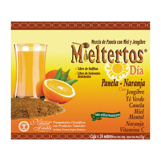 Mieltertos Gripa Dia Panela Naranja Sobre