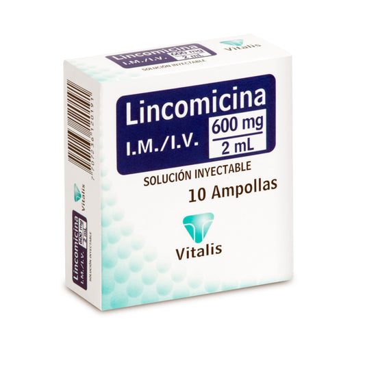 Lincomicina 600 Mg/2ml Ampolla Vt