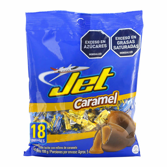 Chocolatina Jet Caramelo Unidad