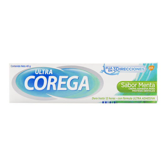 Crema Dental Adhesiva Corega Ultra Menta 40 Gr