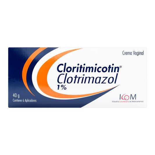 Clotrimazol Cloritimicotin 1% Crema Vaginal 40 Gr Icom