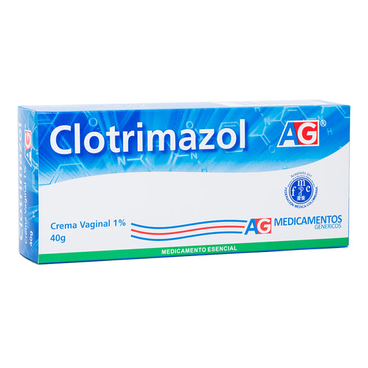 Clotrimazol 1% Crema Vaginal 40 Gr Ag