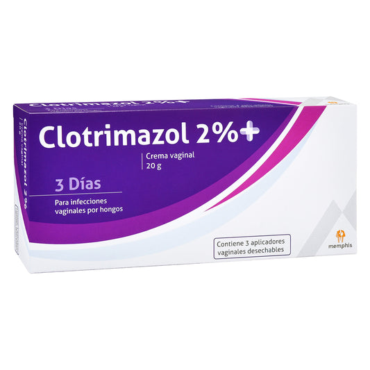 Clotrimazol 2% Crema Vaginal 20 Gr Mp