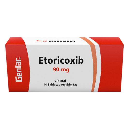 Etoricoxib 90 Mg 14 Tbs Gf