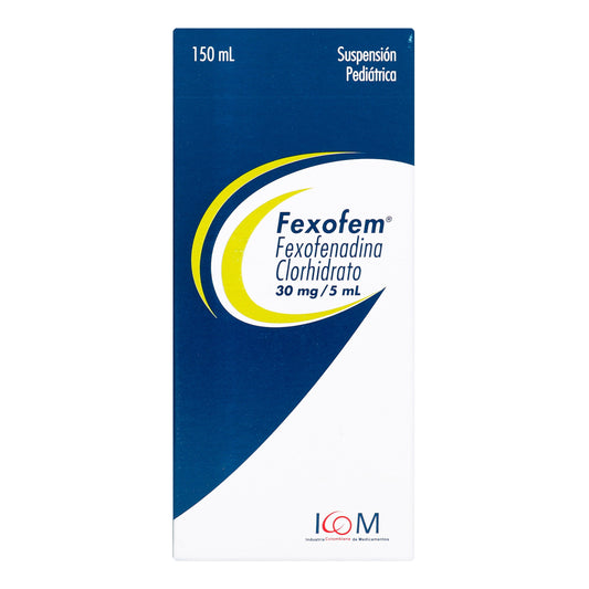 Fexofenadina Fexofem Suspension 30 Mg 150 Ml Icom