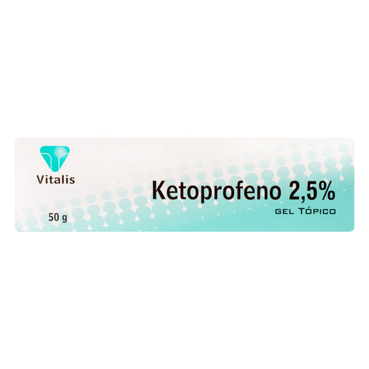 Ketoprofeno Gel 2.5% 50 Gr Vt