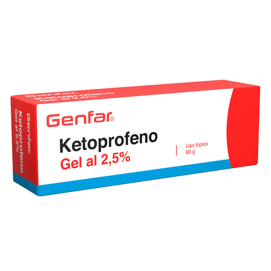 Ketoprofeno Gel 2.5% 60 Gr Gf
