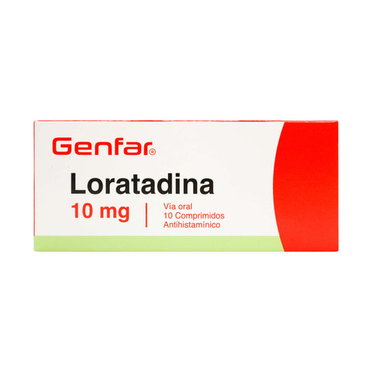 Loratadina 10 Mg 10 Tabletas Gf
