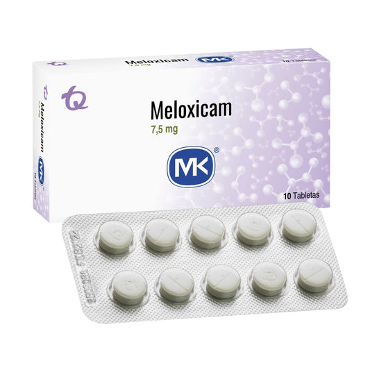Meloxicam 7.5 Mg 10 Tabletas Mk