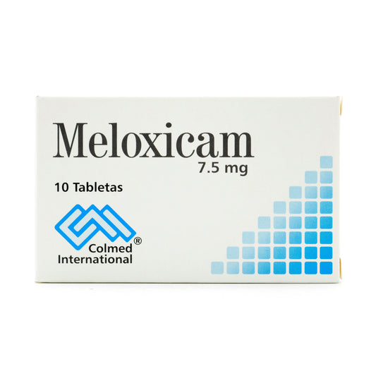Meloxicam 7.5 Mg 10 Tabletas Pc