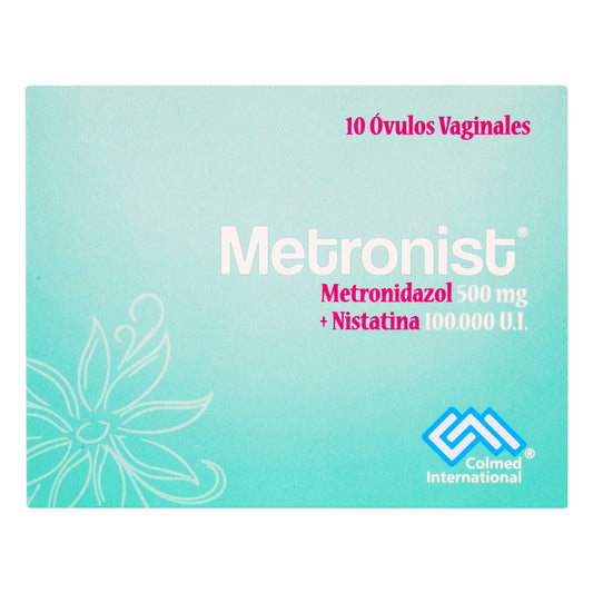 Metronist Metronidazol + Nistatina 10 Ovulos