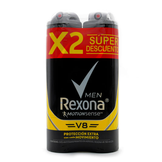 Desodorante Rexona Spray Men V8 89gr x 2