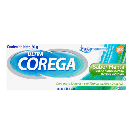 Crema Dental Adhesiva Corega Ultra Menta 20 Gr