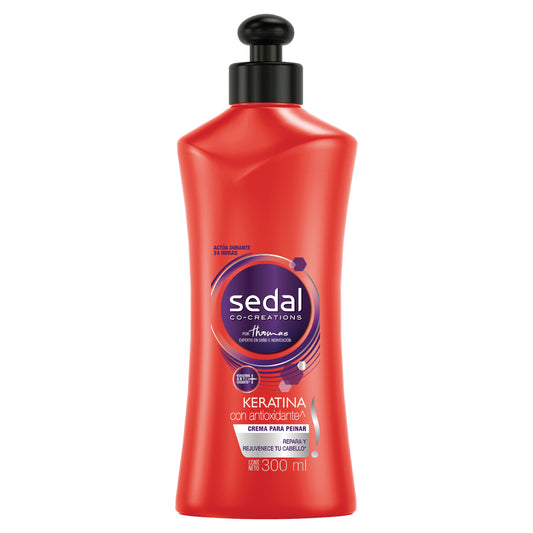 Crema Para Peinar Sedal Keratina Antioxidante 300ml