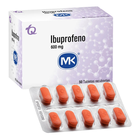 Ibuprofeno 600 Mg 10 Tabletas Mk