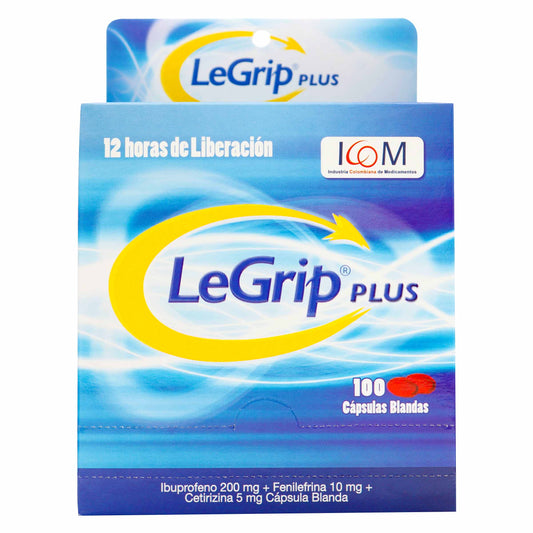 Legrip Plus 10 Capsulas Blandas