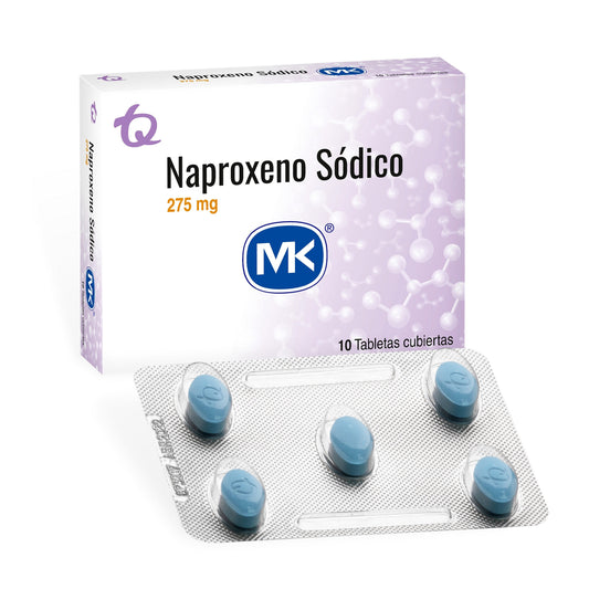 Naproxeno 275 Mg 10 Tabletas Mk