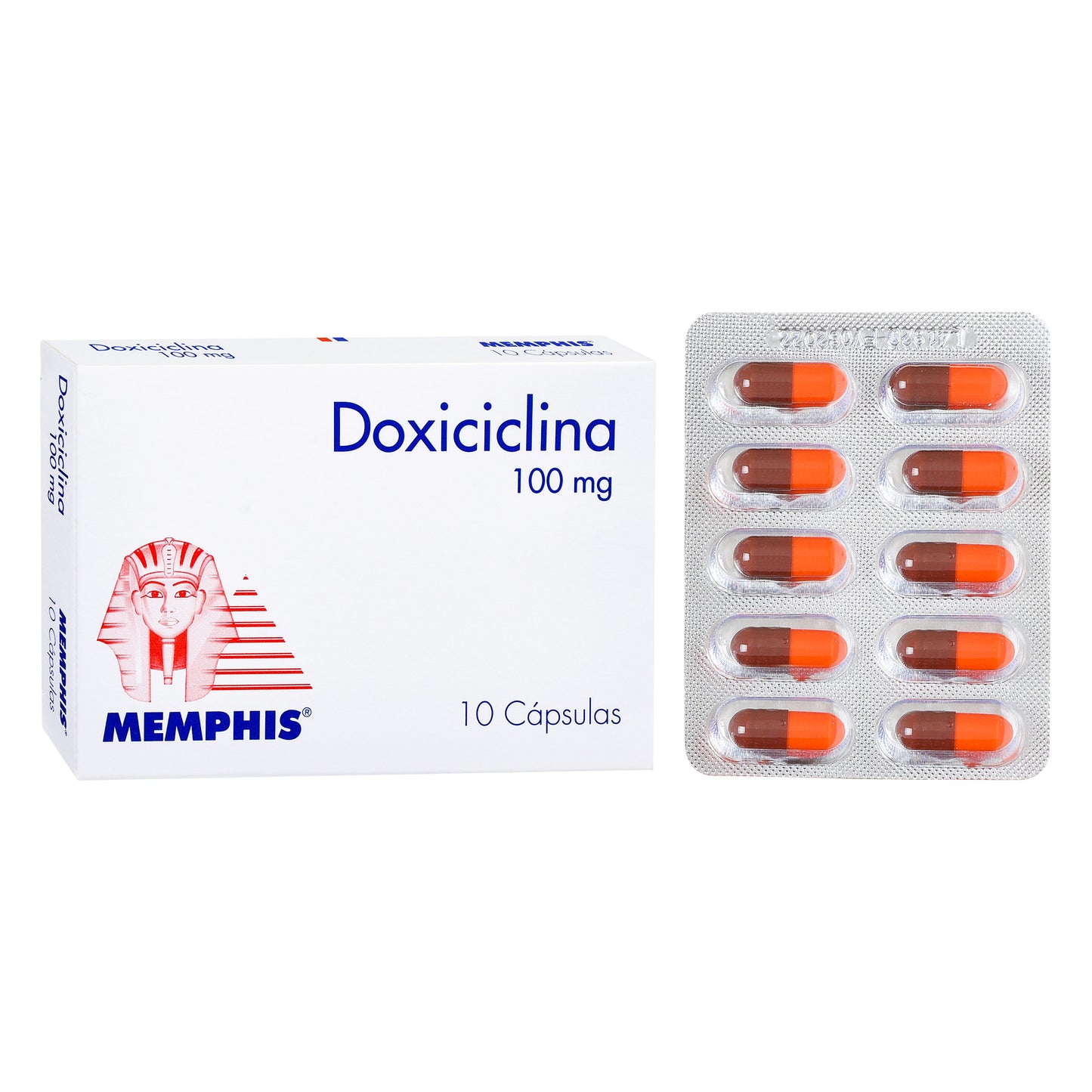 Doxiciclina 100 Mg 10 Tabletas Mp
